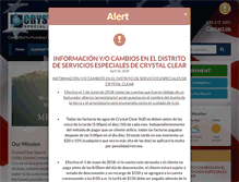Tablet Screenshot of crystalclearsud.org